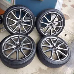 18インチPCD114.3メッキアルミホイール　215/40-18 タイヤ新品！ 2025年最新】Yahoo!オークション -215 40 18 114.3の中古品