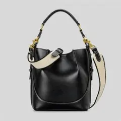 ZARA 黒ショルダーバッグ ハンドバッグ