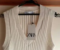 ❥ZARA ノースリーブ ロングニットワンピース❥