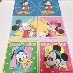 最終 Disney 第一生命 ハンドタオル 6点 まとめ売り レトロ