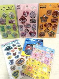 セリア　まとめ売り　ウォーターシール　ディズニー　クレヨンしんちゃん　エンジェル