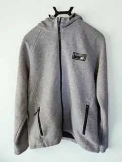 ニューバランス ブルゾンパーカー グレー Mサイズ POLYKNIT