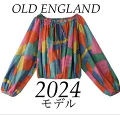 OLD ENGLAND 2024 リバティ マルチプリントドローイングブラウスのサムネイル
