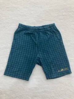 ファミリア　チェック柄ハーフパンツ　90㎝