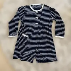 マタニティ パジャマセット L-L ネイビー