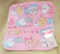 ちいかわ　ハンドタオル　ハンカチ　約25×25cm　ハチワレ　うさぎ　モモンガ他