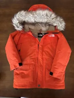 THE NORTH FACE マクマードダウンジャケット オレンジ 110