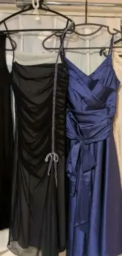 パーティードレスセット（黒・青）
