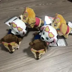 値下げ　パウパトロール　ミニマスコット3種、コンプリート✖︎2セット　まとめ売り