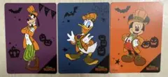 ディズニーストア じゃんけんカード　ハロウィンカード 3枚セット