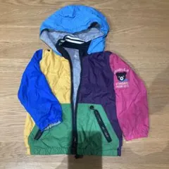 DOUBLE.B フード付きマルチカラージャケット M-33 90㎝