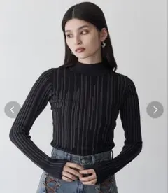 MURUA グラデーションリブカラーニット 美品