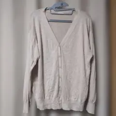GU UVカットウォッシャブルVネックカーディガン