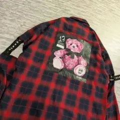 希少　TRAVAS TOKYO　チェックシャツ　グランジ　地雷系　サブカル系のサムネイル