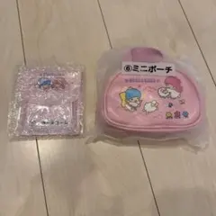 d*7様 キキララ　当たりくじ　ミラー&コーム　ミニポーチ　2点セット　新品未使