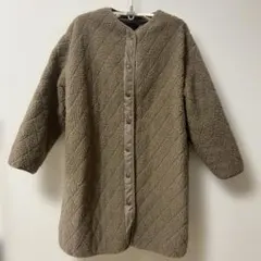 studio CLIP フリースボアジャケット 茶　低身長向け