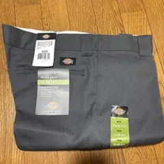 ディッキーズ　ワークパンツ　スリムフィット　w34 L30 グレー　新品