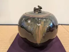 織部 水指 共箱付 茶道具 - メルカリ