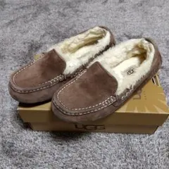 値下げ 正規品UGGアグ スリッポンモカシン アンスリー choco 23cm