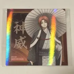 銀魂 ポップアップ 秋葉原 椿の花 特典 ホログラムステッカー 神威