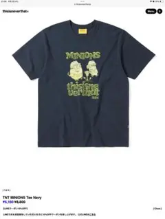 thisisneverthat MINIONS Tee Navyのサムネイル