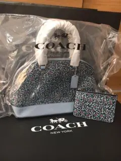 新品　正規品　COACH 2点セット　フローラル　小花柄 バッグ