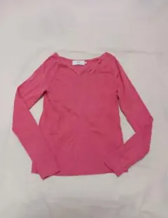 AZUL　レディース春ニット　Ｖネック　オーバーニット　レディースサイズＳ