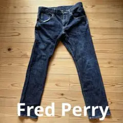 フレッドペリー　FredPerryダークブルースリムフィットデニムのサムネイル