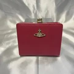 新品 Vivienne Westwood 桃 ピーチ ベージュ内装 二つ折り財布 | Mercari