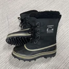 SOREL CARIBOU スノーブーツ ブラック　25