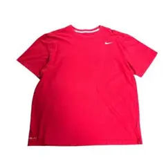 NIKE 無地Tシャツ　DRY-FIT 半袖　レッド古着　8#b
