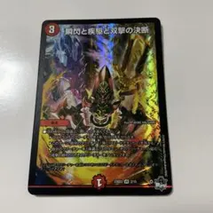 瞬閃と疾駆と双撃の決断