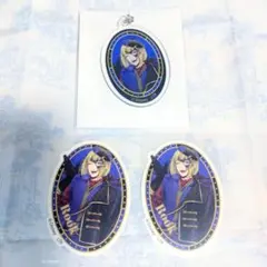 ツイステ ルーク ツイステカフェ ステッカー アクリルキーホルダー 3点セット