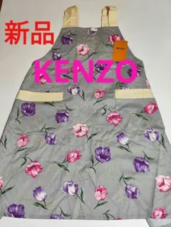 新品 KENZO ケンゾエプロン 総柄エプロン ブランドエプロン 前掛け 綿のサムネイル