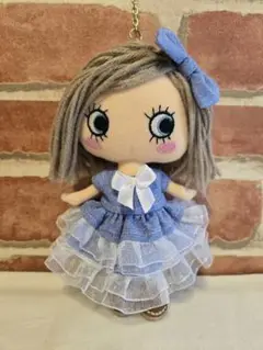 イルメール　イーマリーちゃん　ハッピードールワンピース　オックスブルー生地使用2