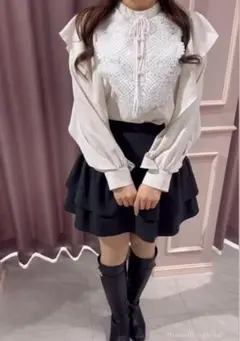 アンミール フリルミニスカート
