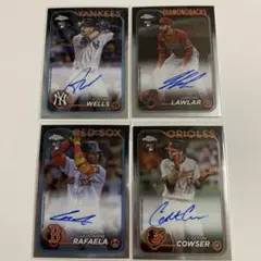 topps chrome 有望ルーキー　直筆サインカード　まとめ売り