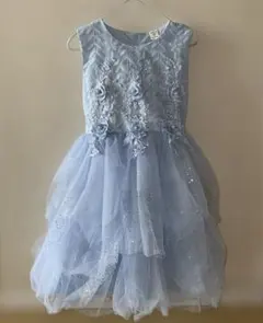 SHEIN キッズ ドレス ライトブルー 7Yのサムネイル
