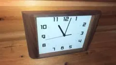 木製　掛時計　北欧