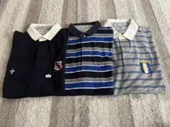 POLOCLUB ポロシャツ　半袖　ボーダー　LL ビバリーヒルズ　ポロクラブ