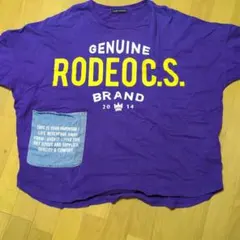RODEO CROWNS 半袖Tシャツ ロデオクラウンズ 紫