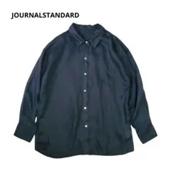 JOURNALSTANDARD リネン100％ 長袖シャツブラウス 黒のサムネイル
