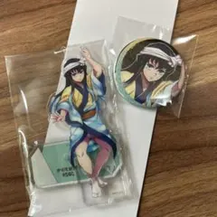 鬼滅の刃　阿波踊り　時透無一郎 アクリルスタンド＆缶バッジ 現品限り