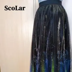 2026年最新】ScoLar カラー：ブラック系 レディース ロング フレア