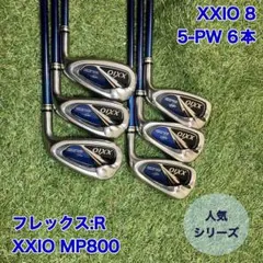 ゼクシオ8 XXIO アイアンセット6本　R MP800