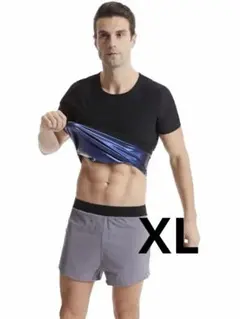 サウナスーツ 半袖 メンズ サウナグッズ 発汗 tシャツ インナー ダイエット