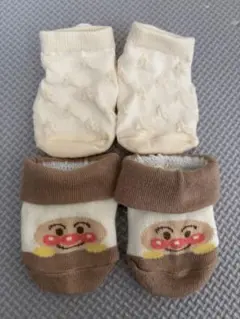 ベビー靴下セット　新生児　アンパンマン　プティマイン