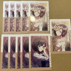 【プロセカ】エピカ　ePick card 東雲絵名　箔押し　3C 11枚セット