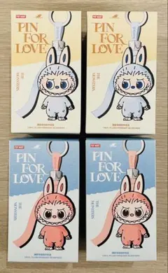 POPMART ポップマート ラブブ イニシャル 前半後半 ４個セット