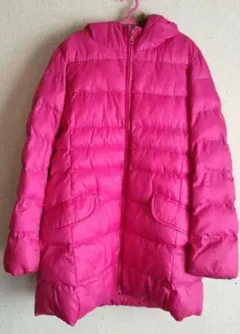 ユニクロ　ロングジャケット　ジャンバー　140 ピンク